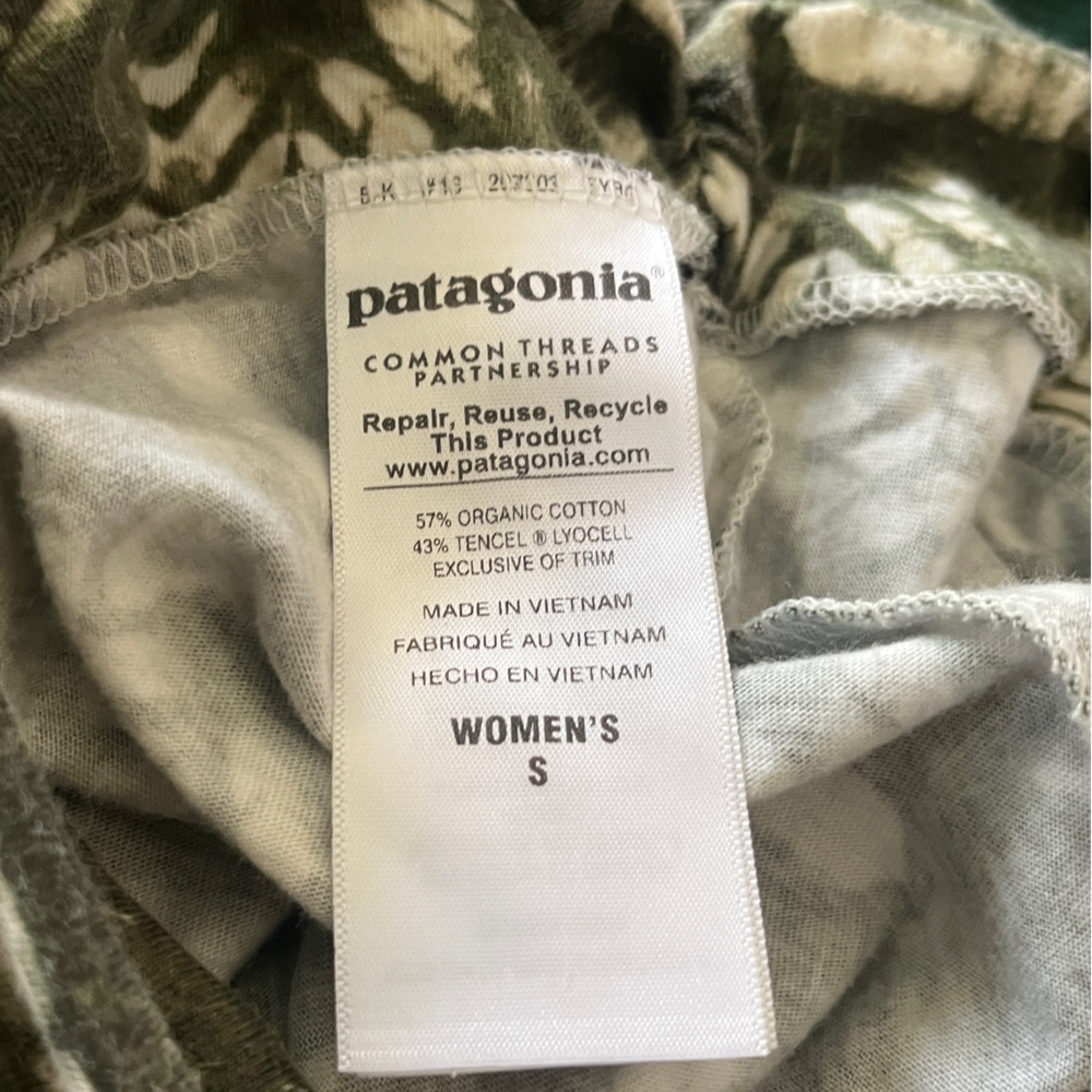 Patagonia Convertible Kamala Dress in Green Size Small - Picture 4 of 8